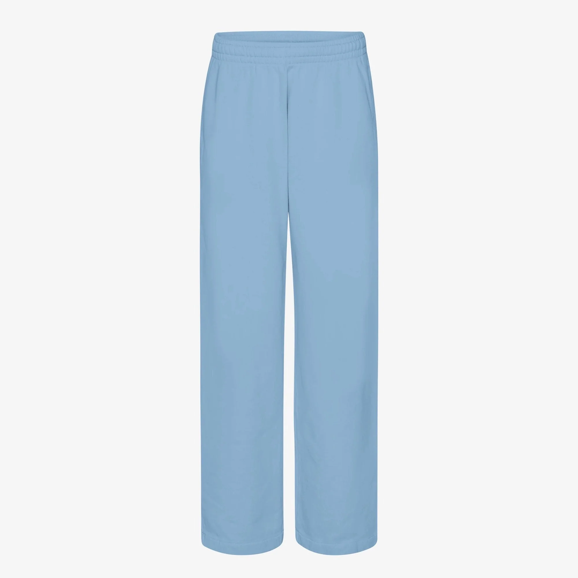Organic Straight Leg Sweatpants - Seaside Blue