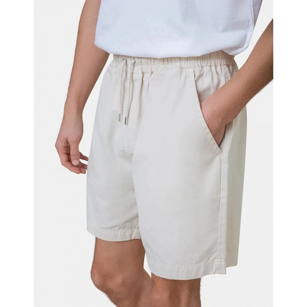 Organic Twill Shorts - Ivory White - Image 2