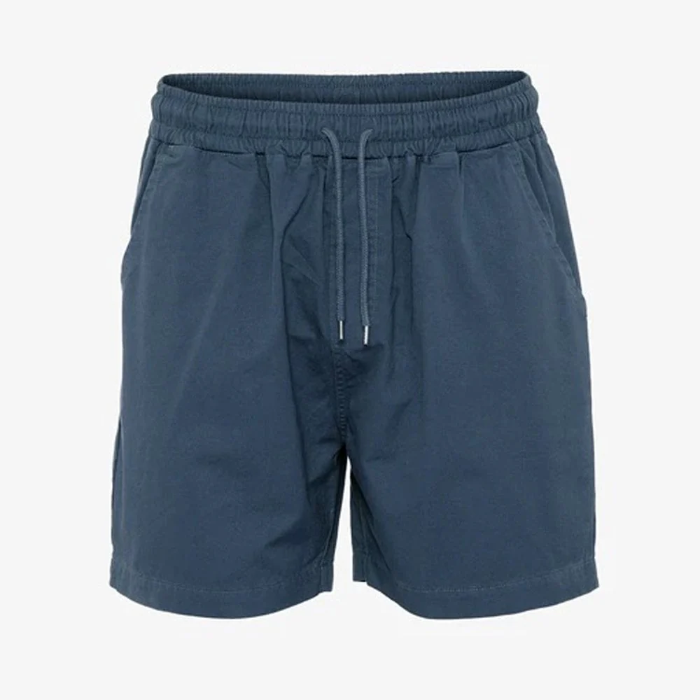 Organic Twill Shorts - Petrol Blue