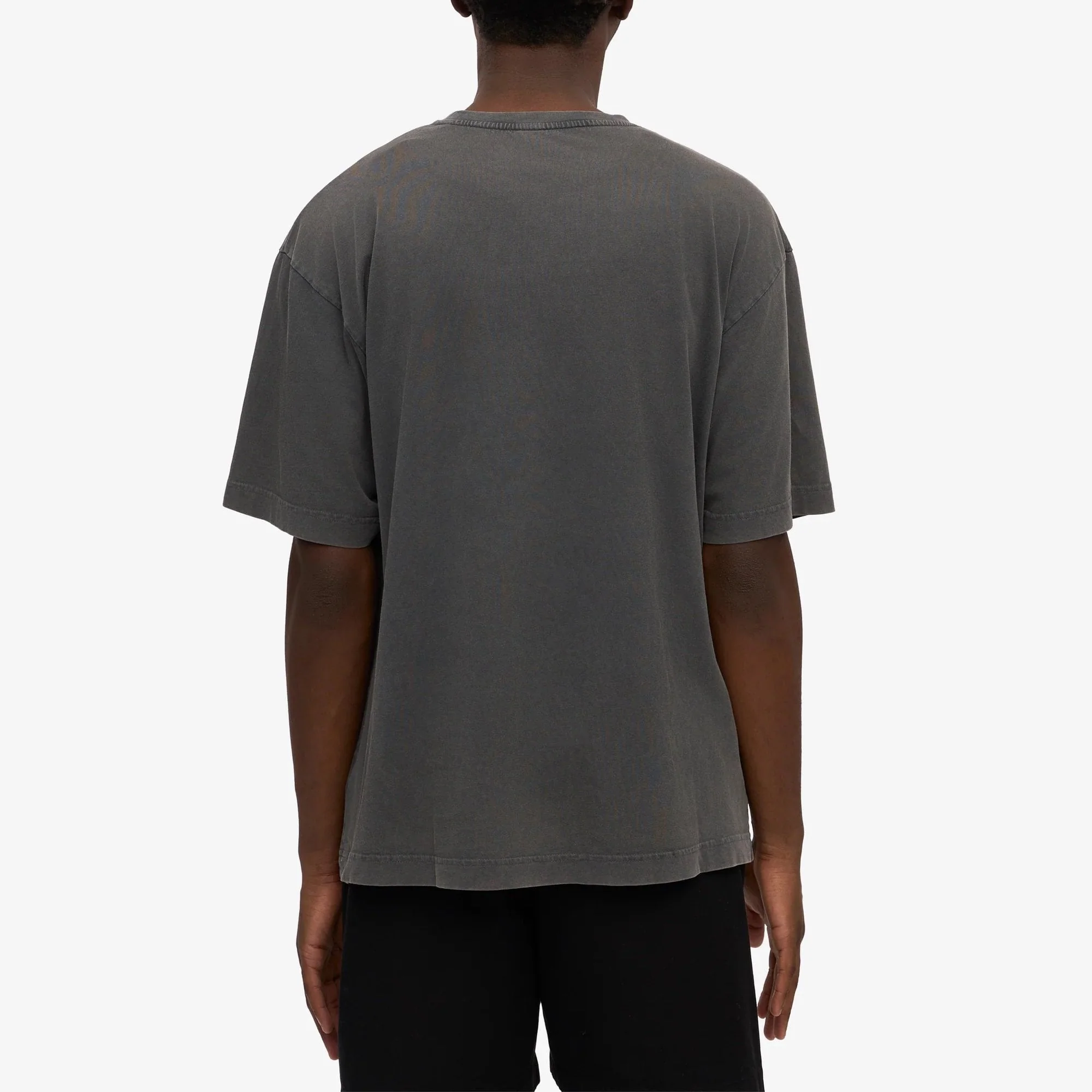 Oversized Organic Tee - Faded Black - Image 4