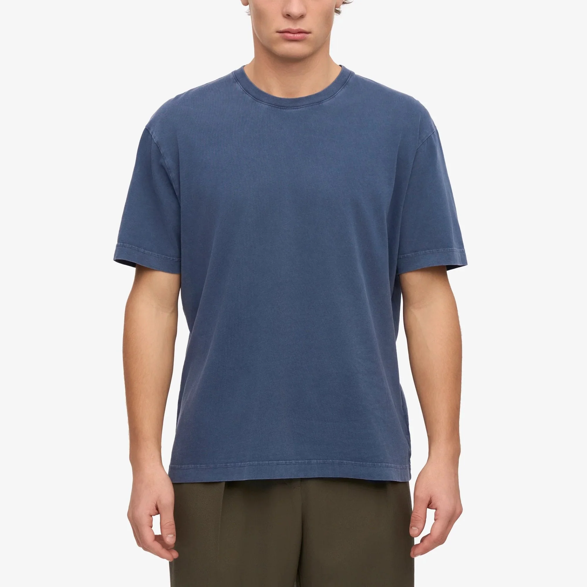 Oversized Organic T-Shirt - Neptune Blue - Image 2