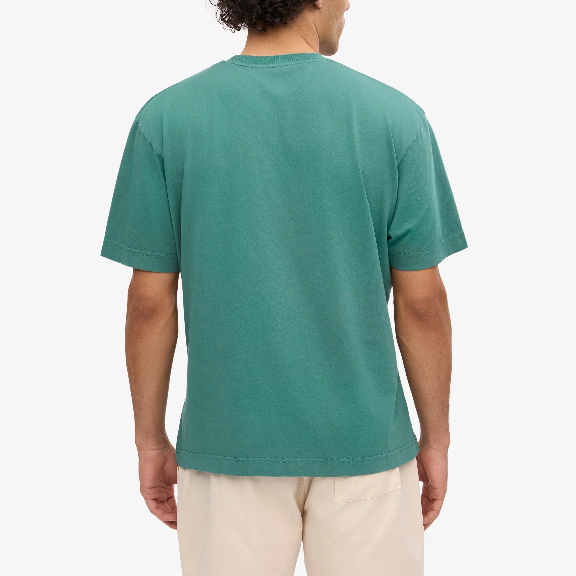 Oversized Organic Tee - Pine Green - Image 4