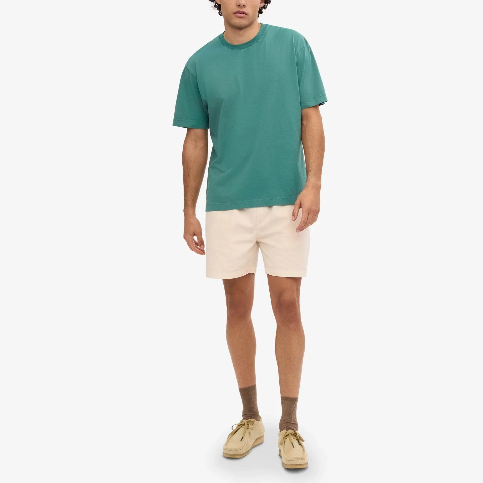 Oversized Organic Tee - Pine Green - Image 5