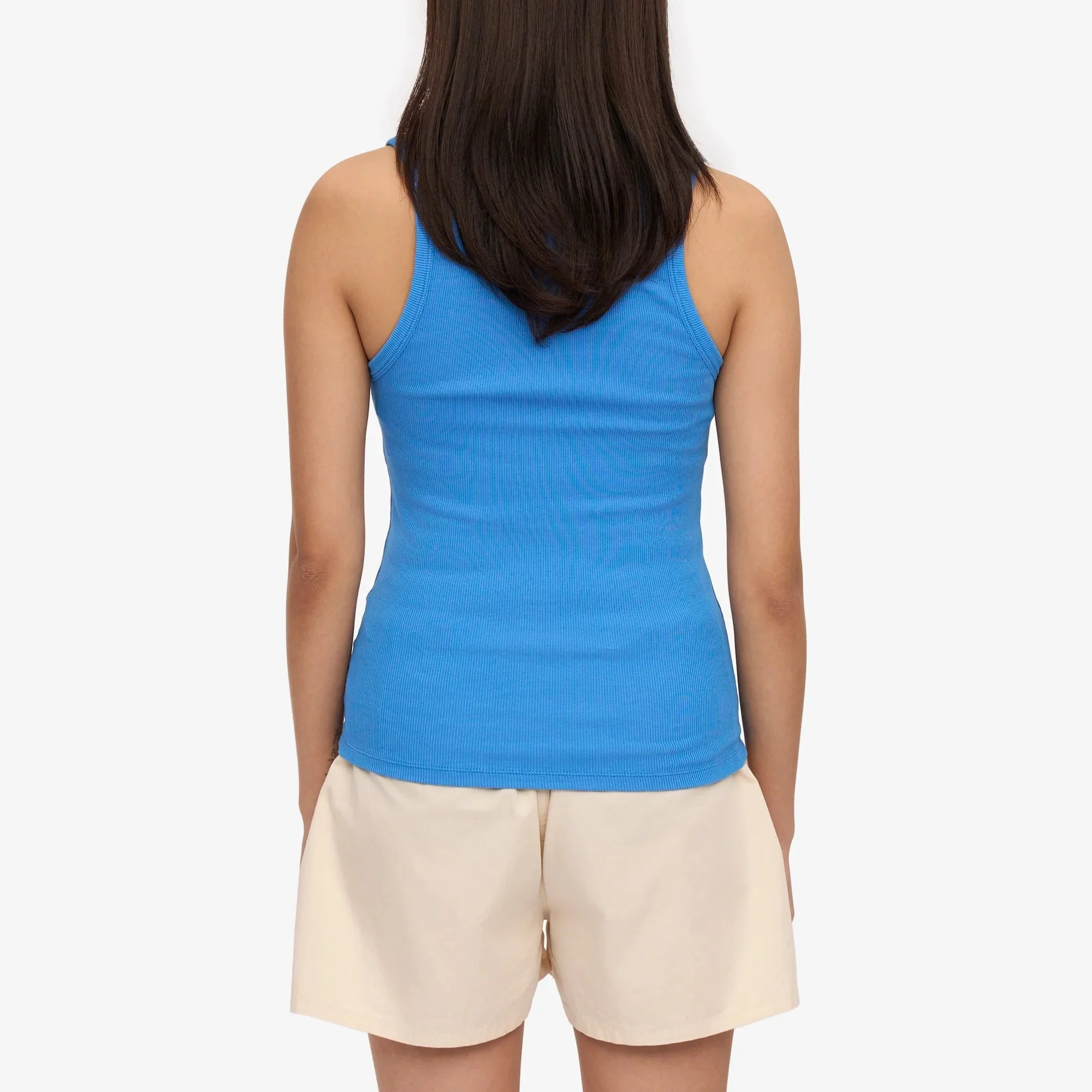 Women's Organic Rib Tank Top - Pacific Blue - Image 4