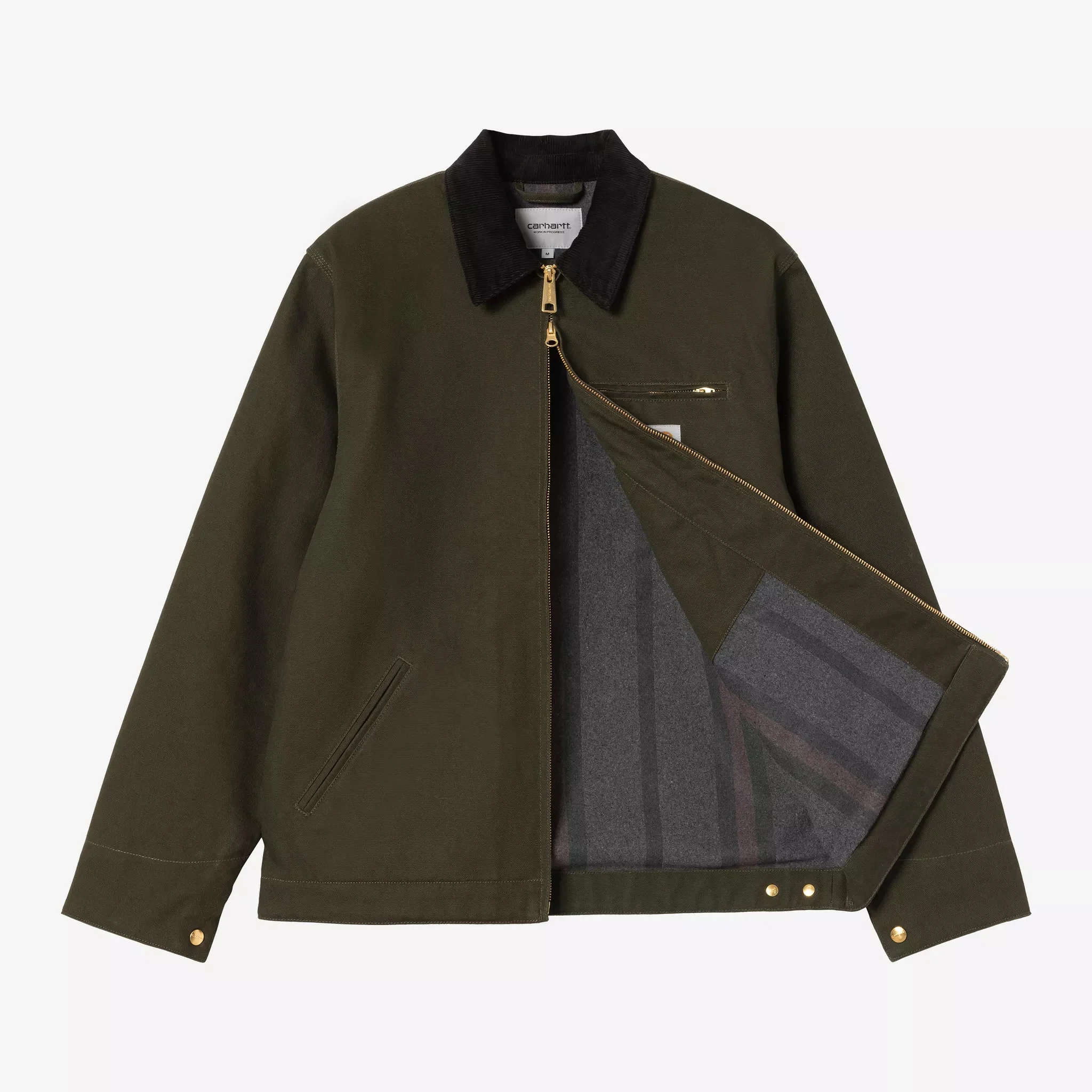 Detroit Jacket (Winter) - Olive / Black (Rigid) - Image 2