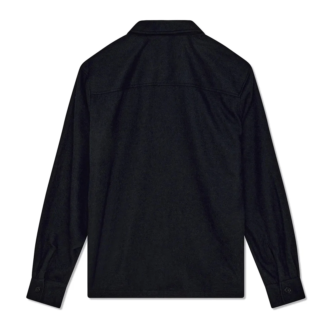 Clayton Wool Shirt - Black - Image 2