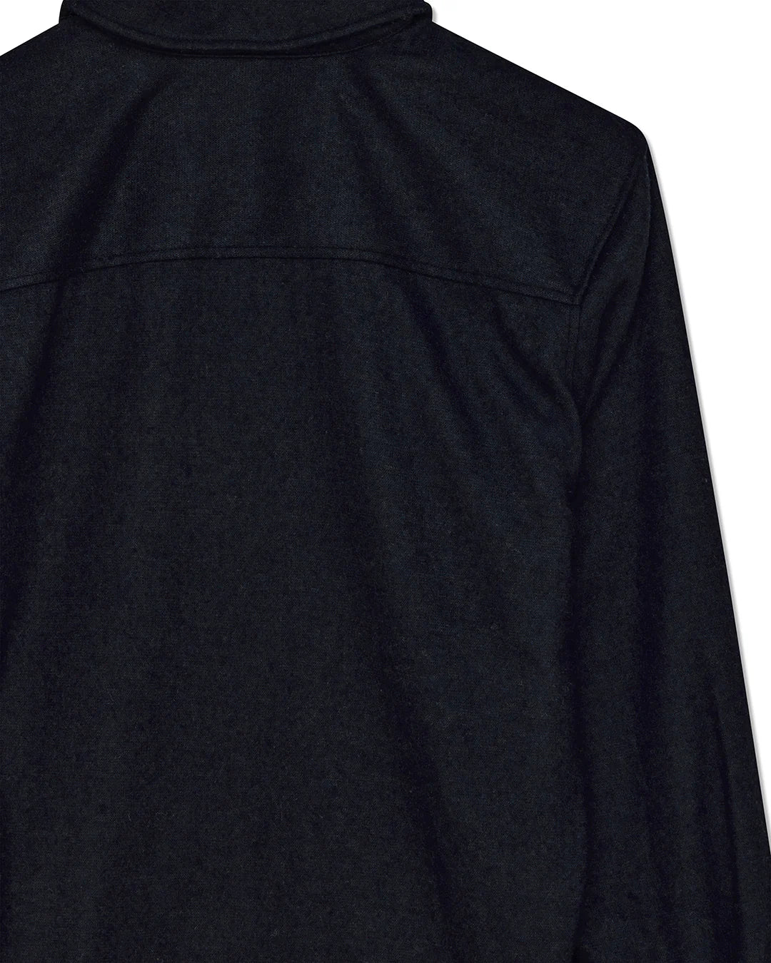 Clayton Wool Shirt - Black - Image 5