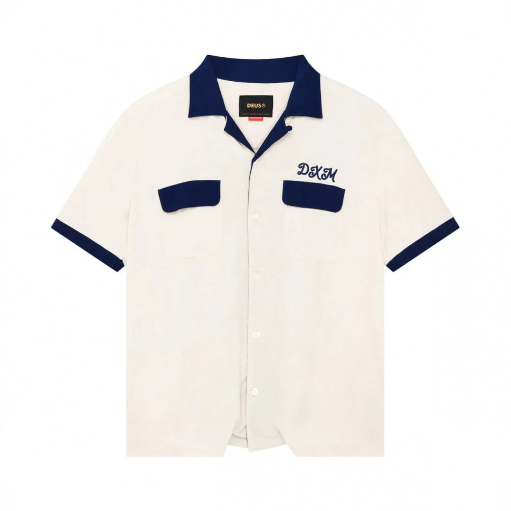 Diablo Bowling Shirt - Dirty White