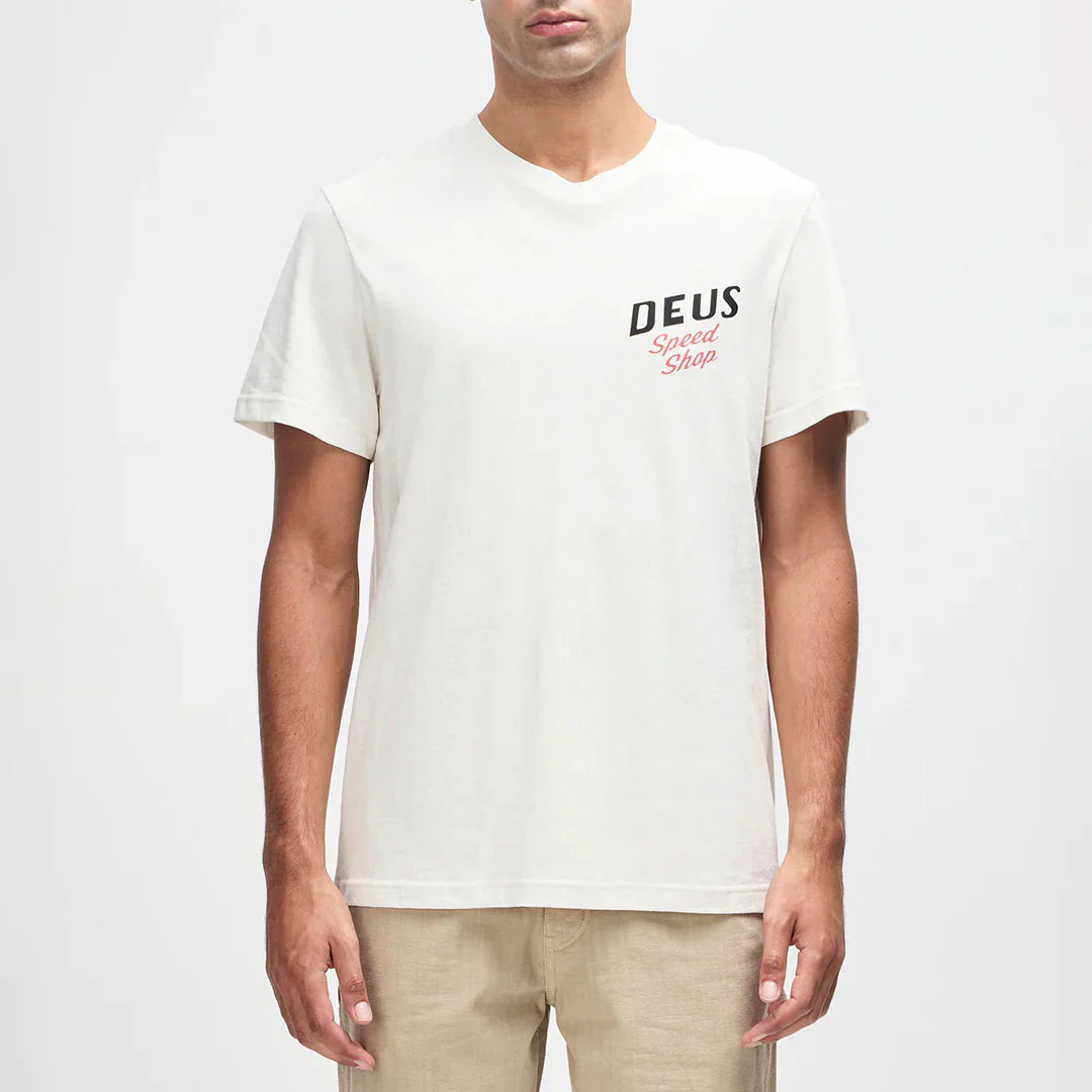 Dogleg Tee - Dirty White - Image 3