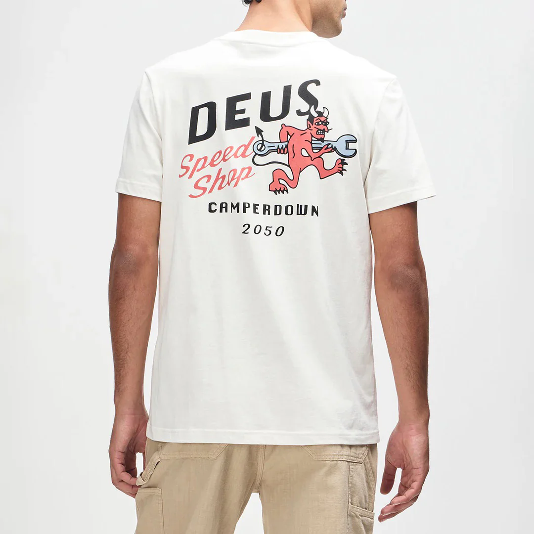 Dogleg Tee - Dirty White - Image 4