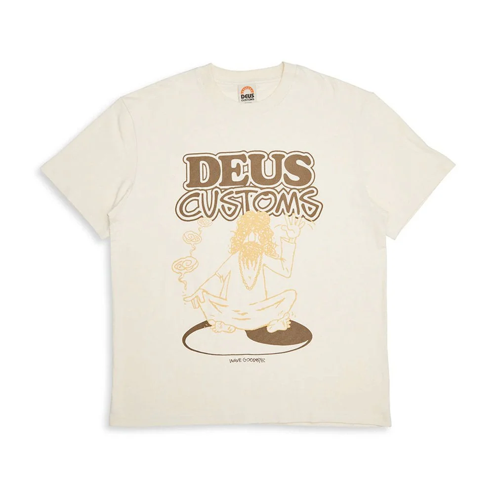 Emphatic Wave Tee - Dirty White