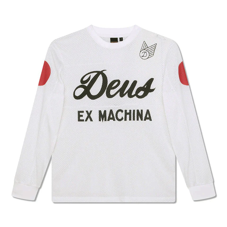 Saber Moto Jersey 26 - Vintage White
