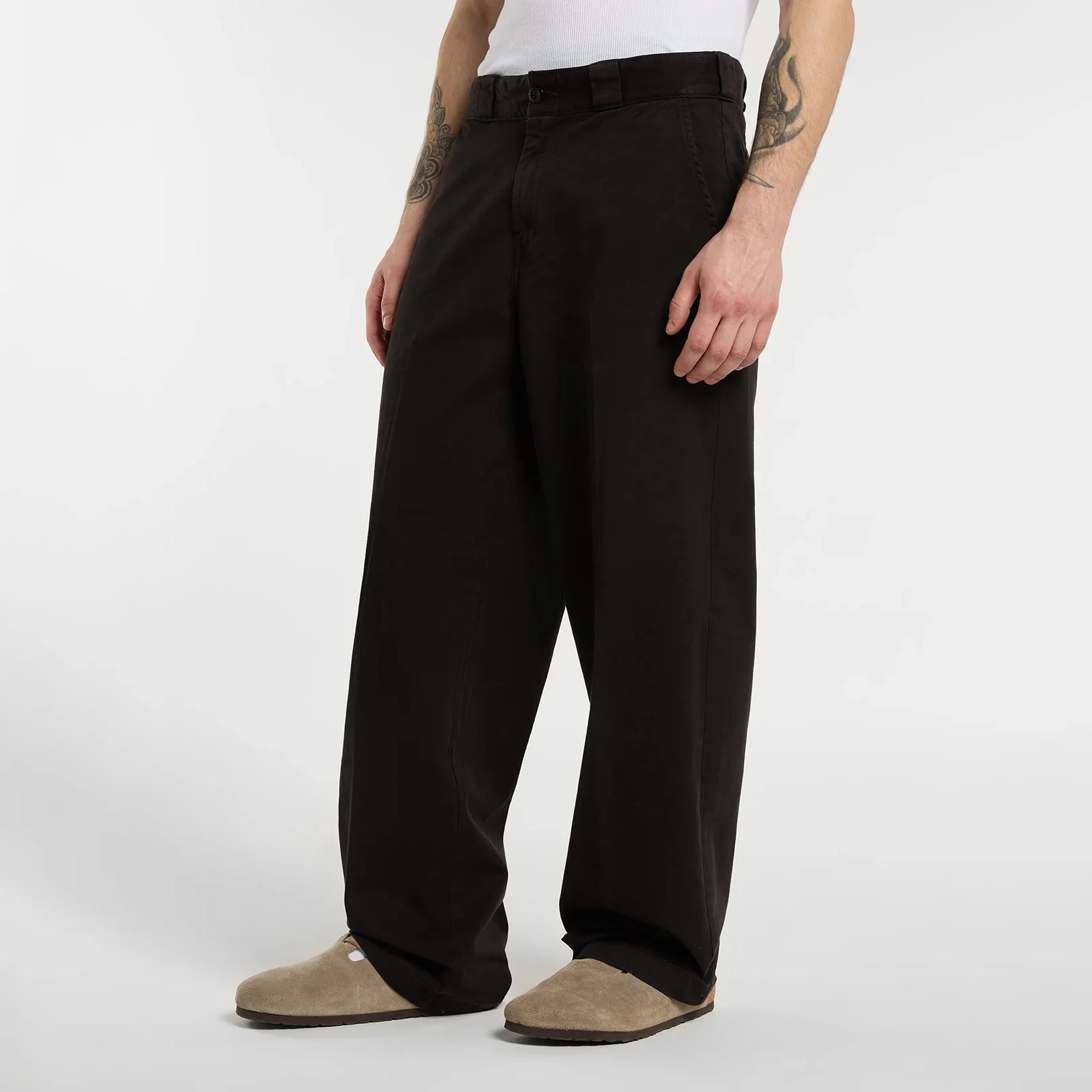 247 Loose Work Pant, Garment Dyed - Black - Image 3