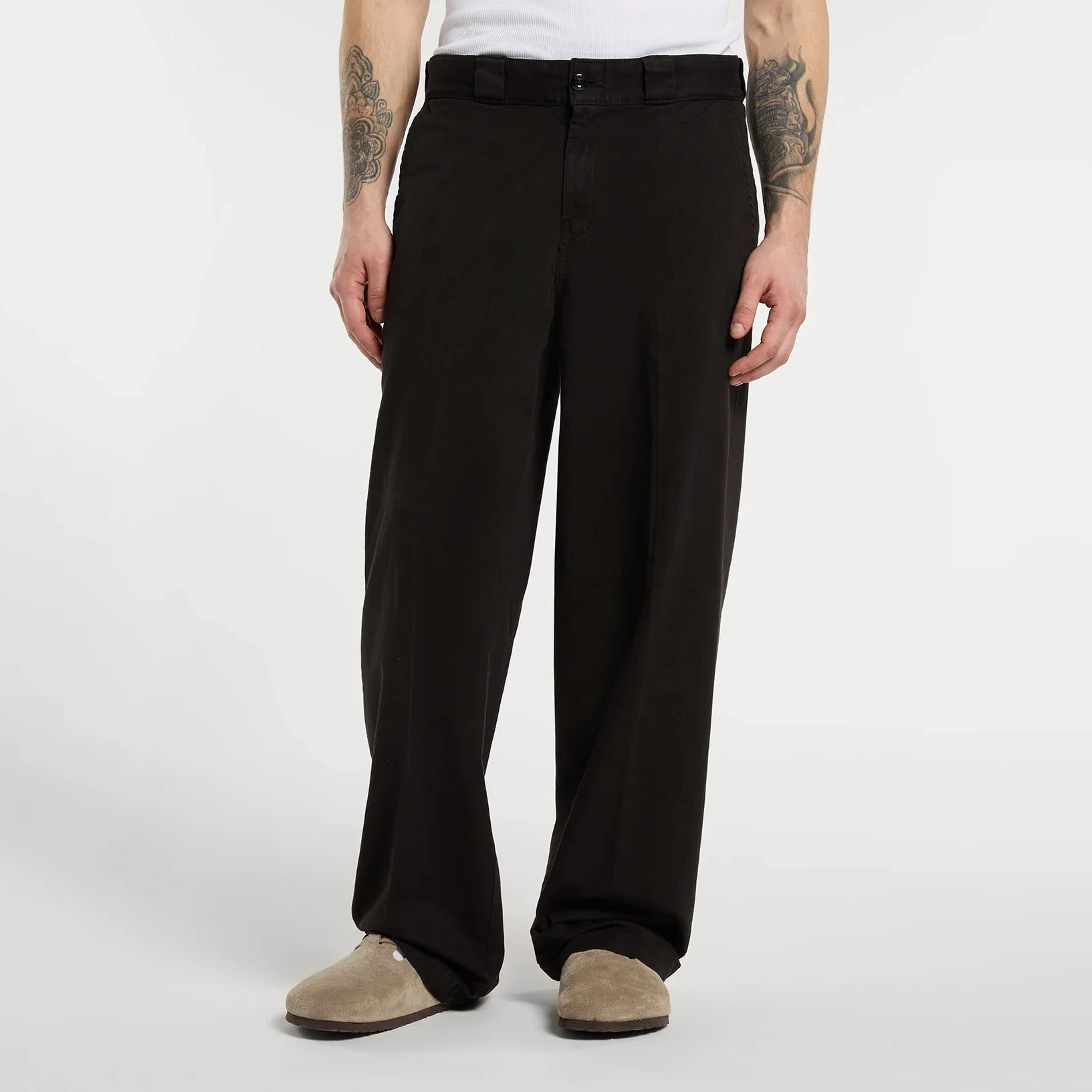 247 Loose Work Pant, Garment Dyed - Black - Image 4