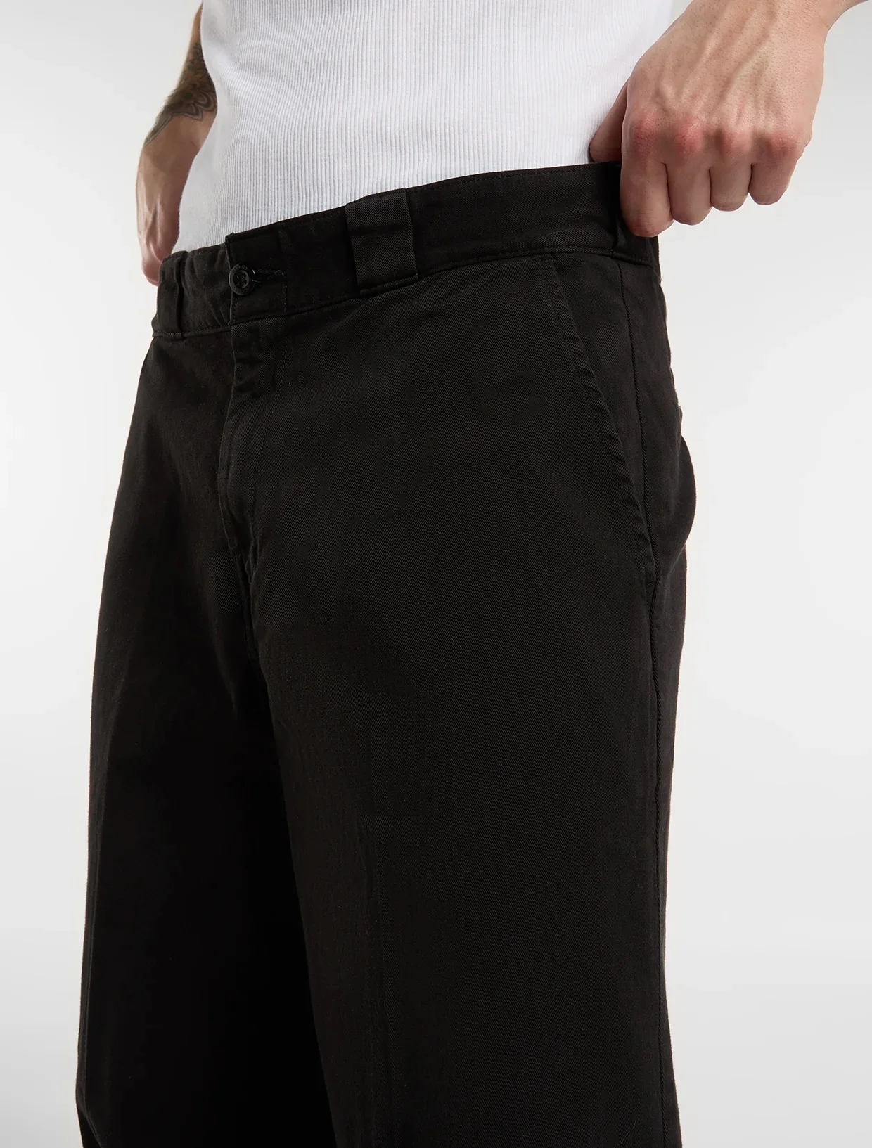 247 Loose Work Pant, Garment Dyed - Black - Image 6