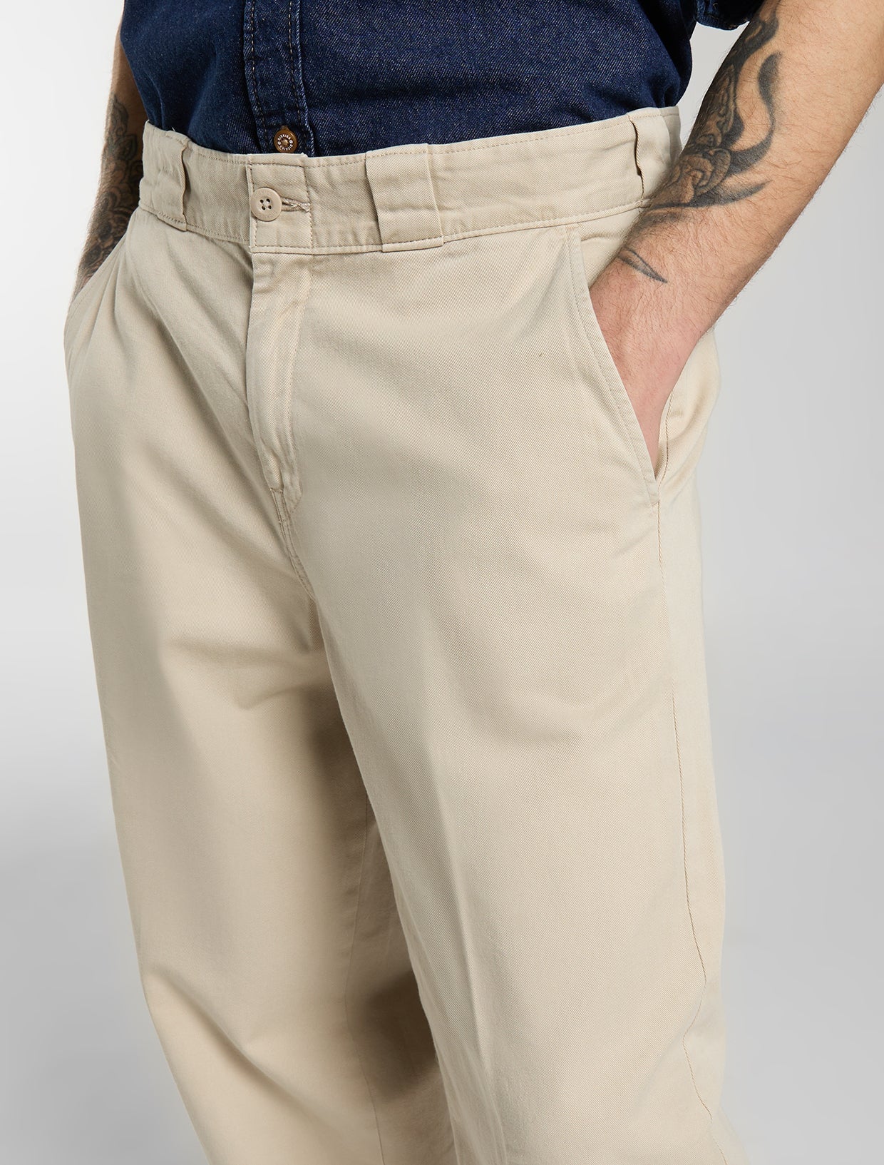 247 Loose Work Pant, Garment Dyed - Stone - Image 8
