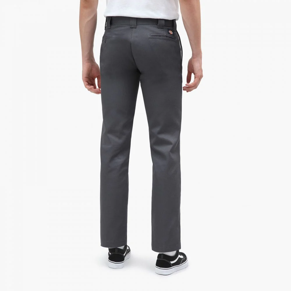 873 Slim Straight Work Pant - Charcoal Grey - Image 3