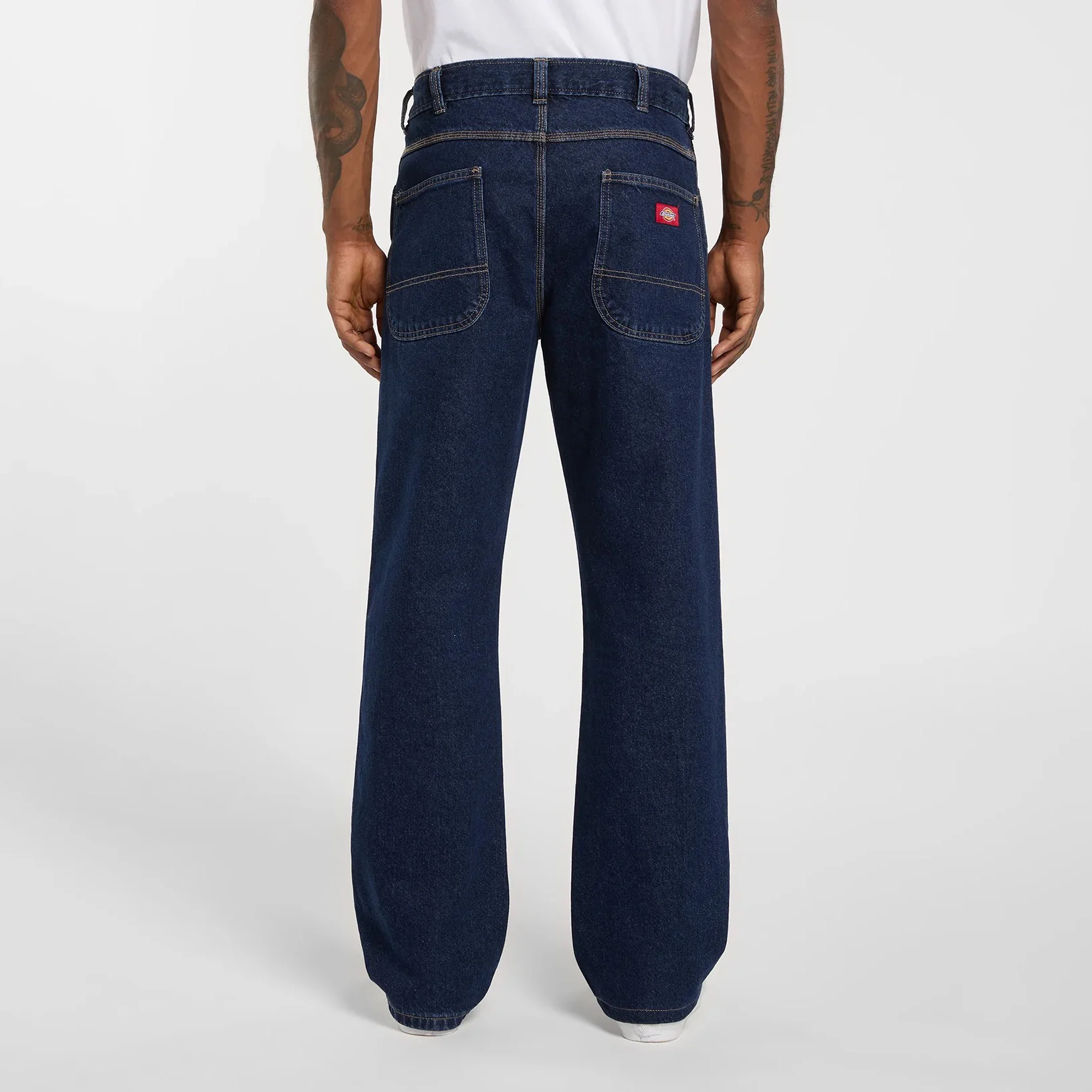 954 Relaxed Straight Work Jeans - Dark Indigo - Image 4