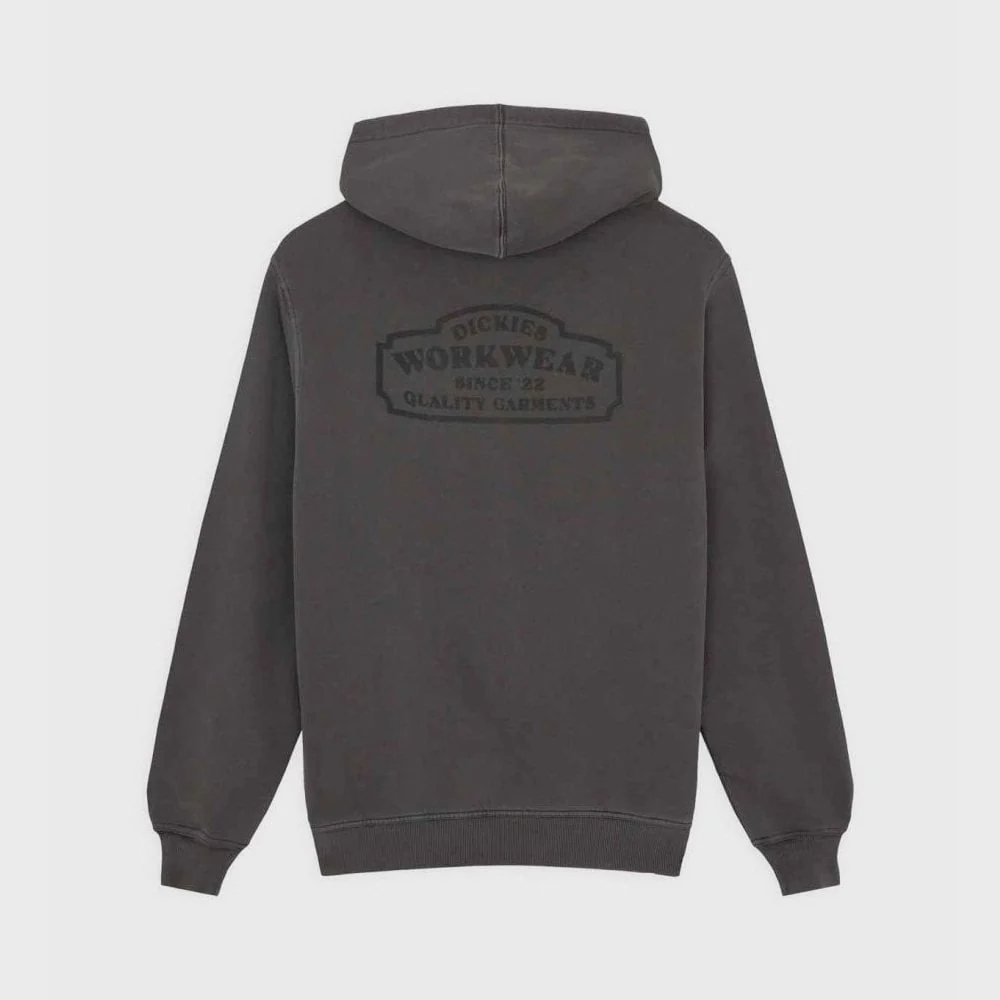 Christiana Garment Dyed Hoodie - Black - Image 2