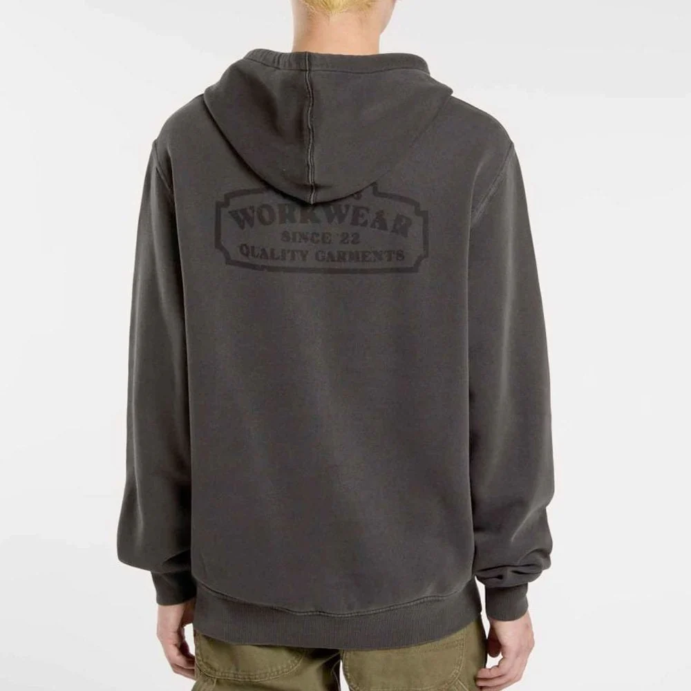 Christiana Garment Dyed Hoodie - Black - Image 4
