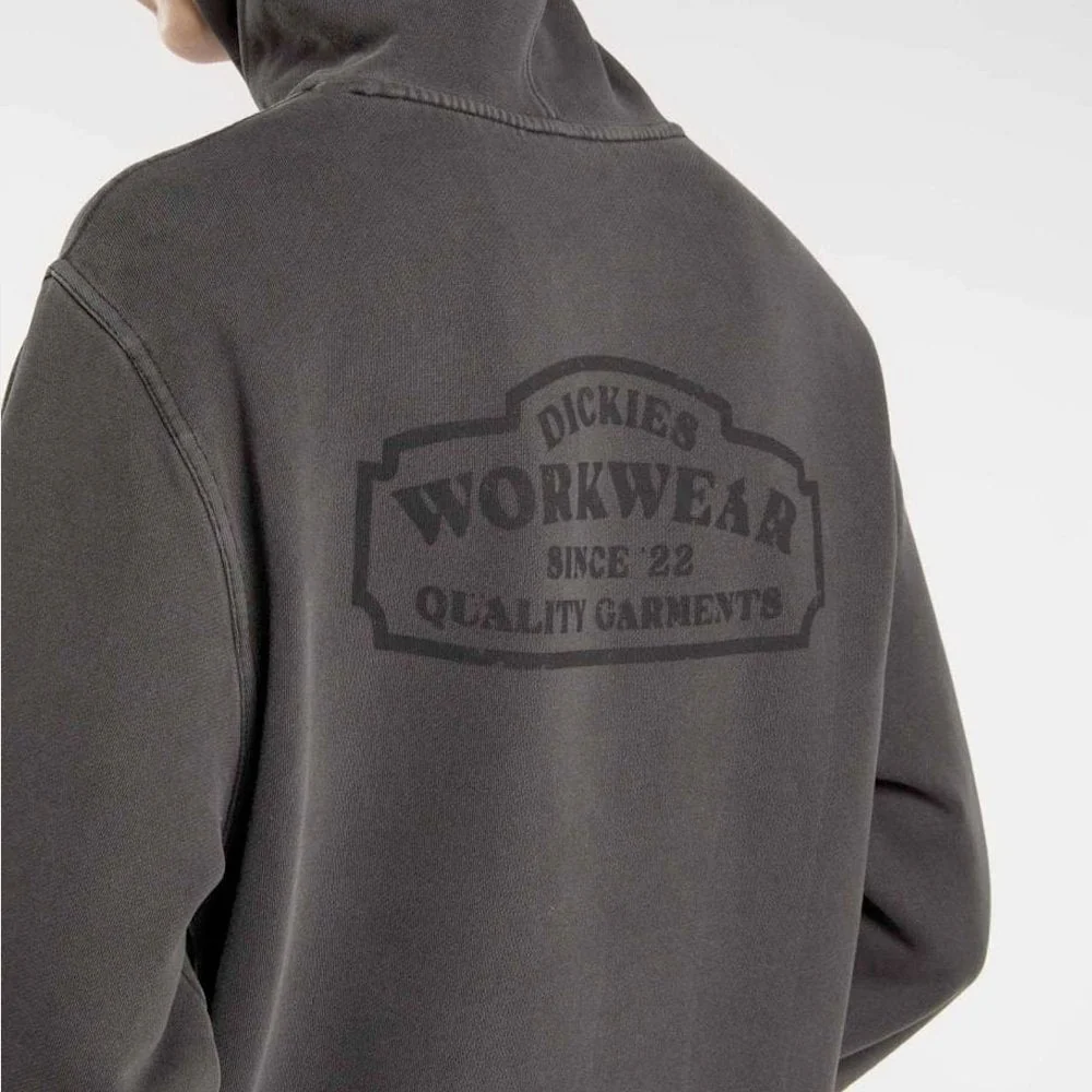 Christiana Garment Dyed Hoodie - Black - Image 5