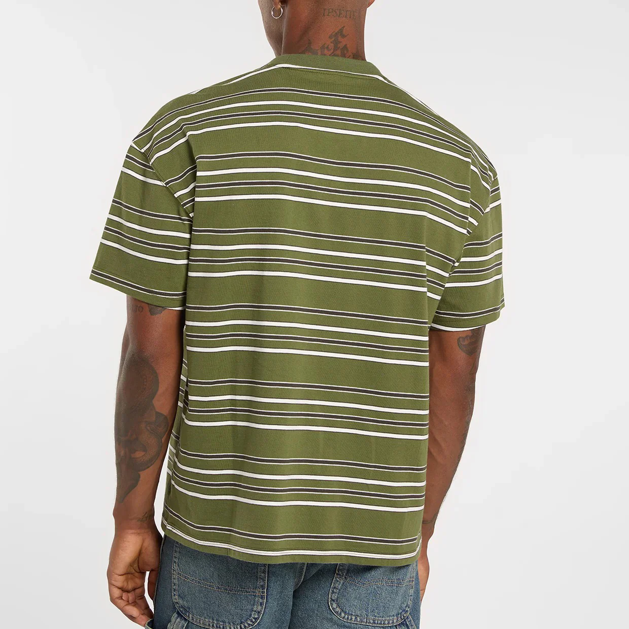 East Liberty Stripe SS Tee - Cypress - Image 4