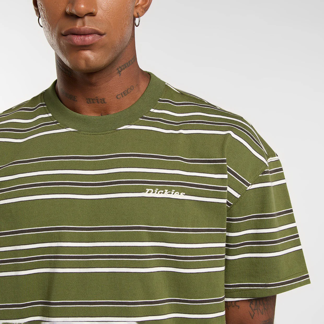 East Liberty Stripe SS Tee - Cypress - Image 5