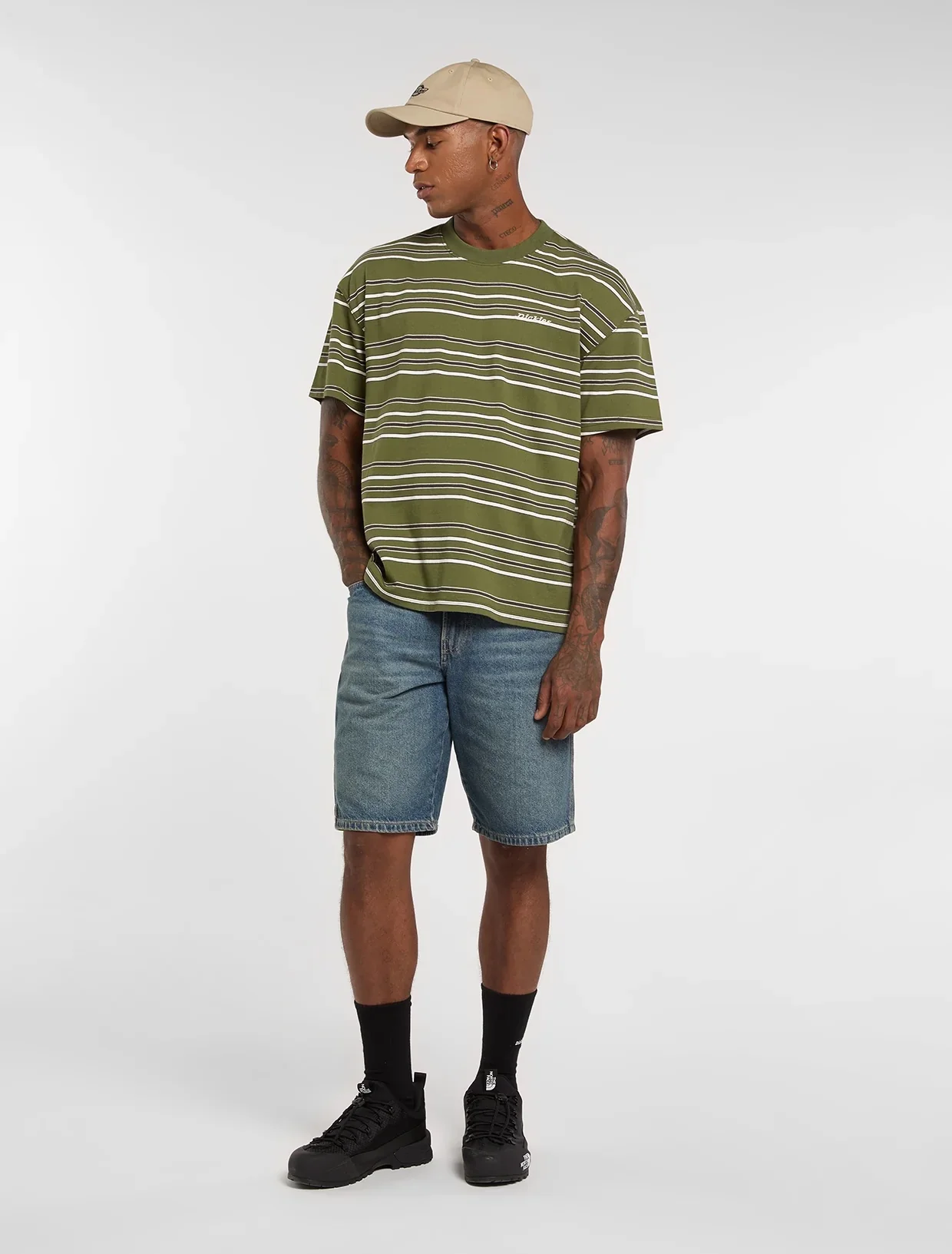 East Liberty Stripe SS Tee - Cypress - Image 6