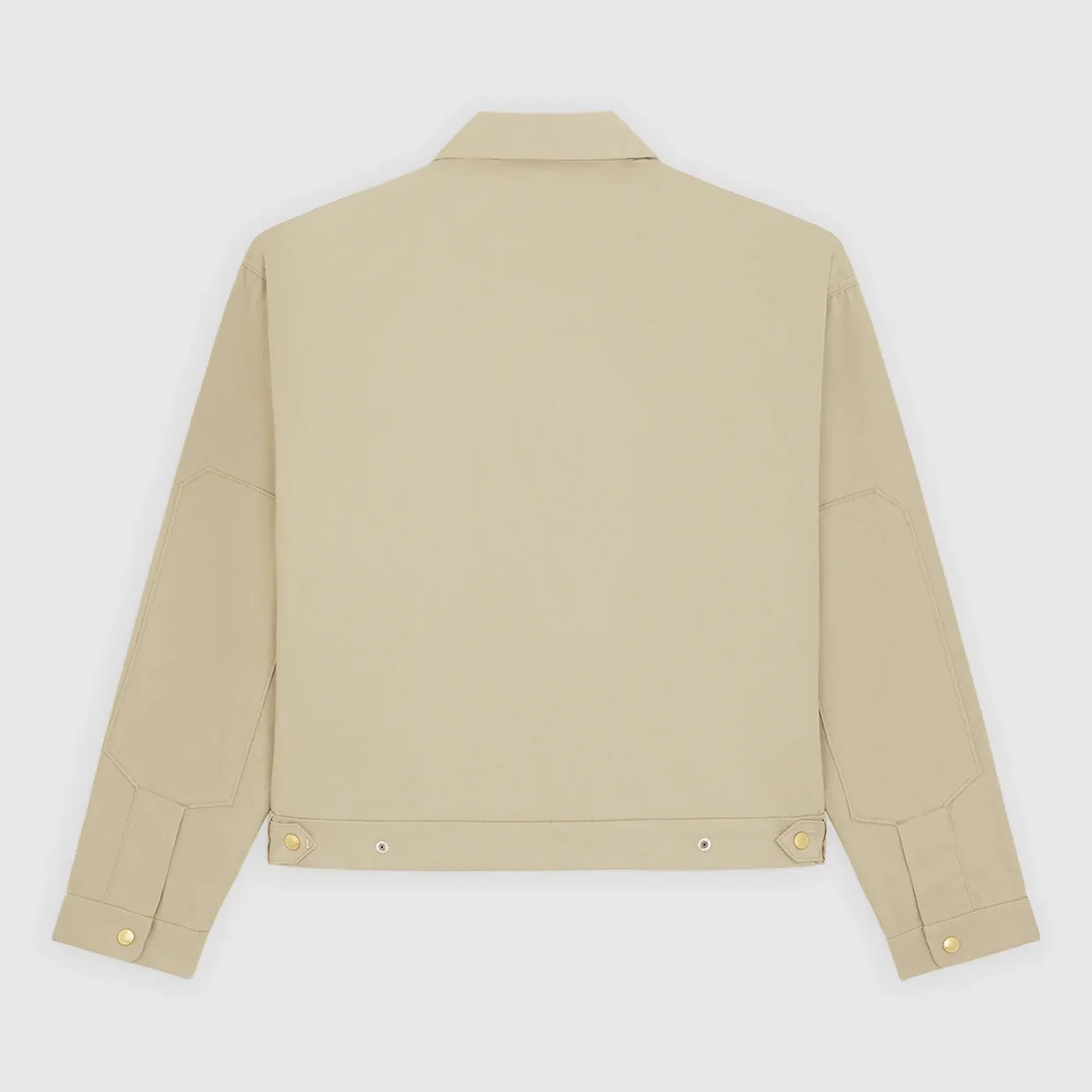 Hemp Twill Trucker Jacket - Eucalyptus - Image 2