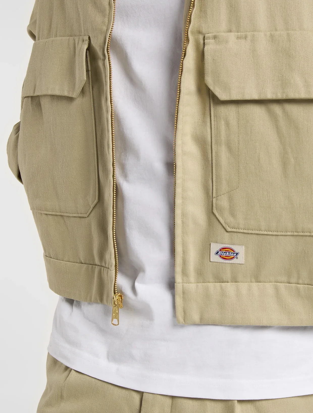 Hemp Twill Trucker Jacket - Eucalyptus - Image 7
