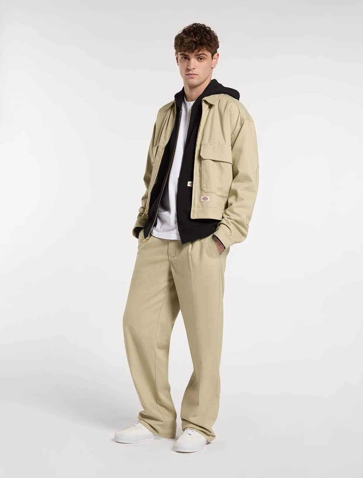 Hemp Twill Trucker Jacket - Eucalyptus - Image 9