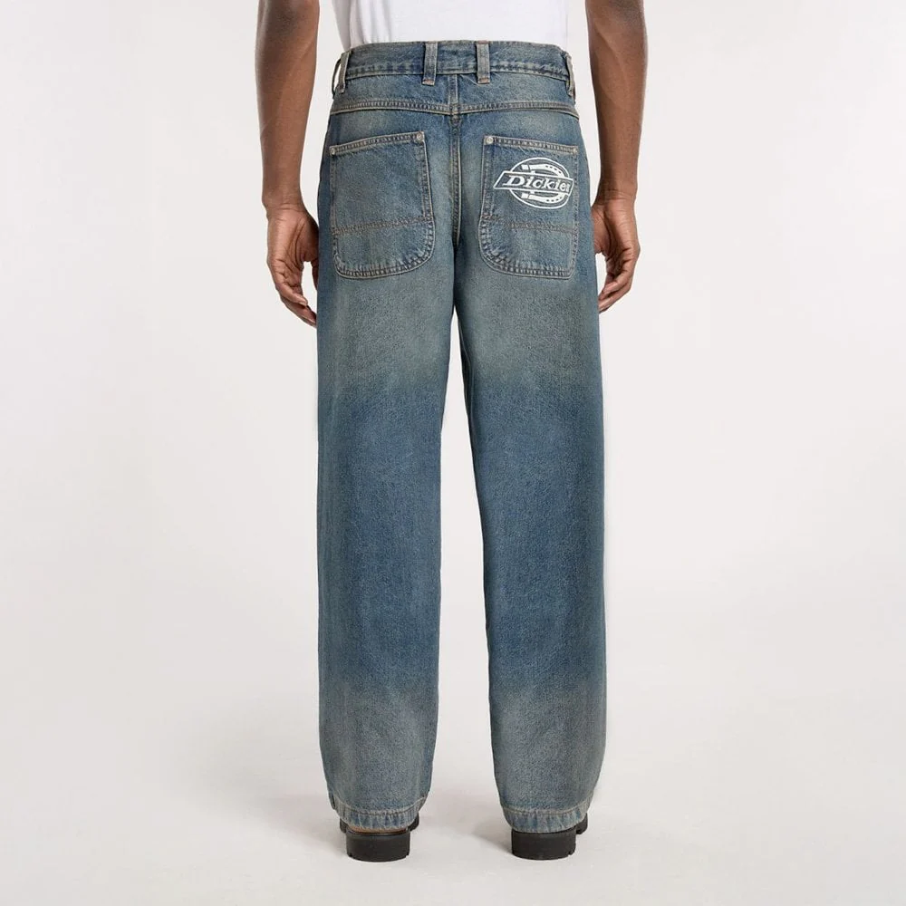 Hilham Denim Pant, Khaki Tint Blue - Image 4