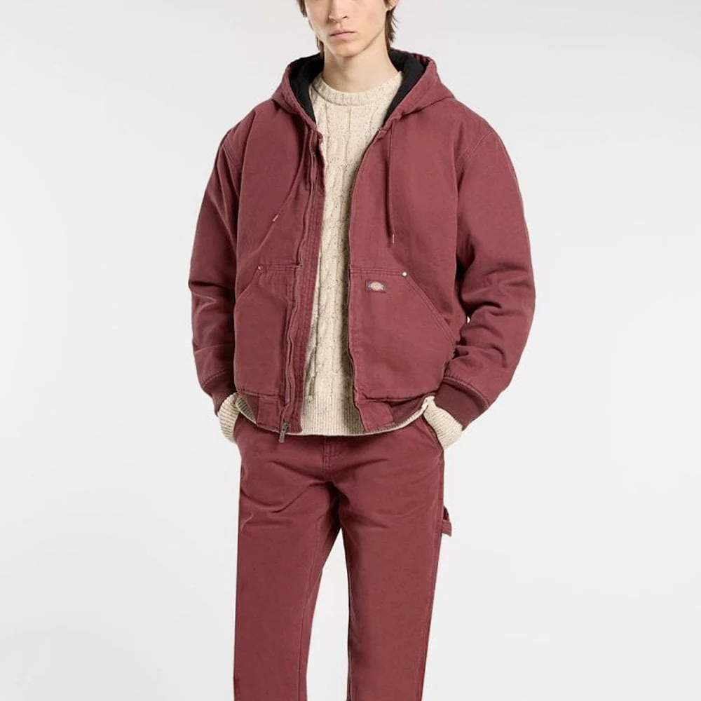 Hilham Hooded Canvas Jacket, Andorra - Image 5