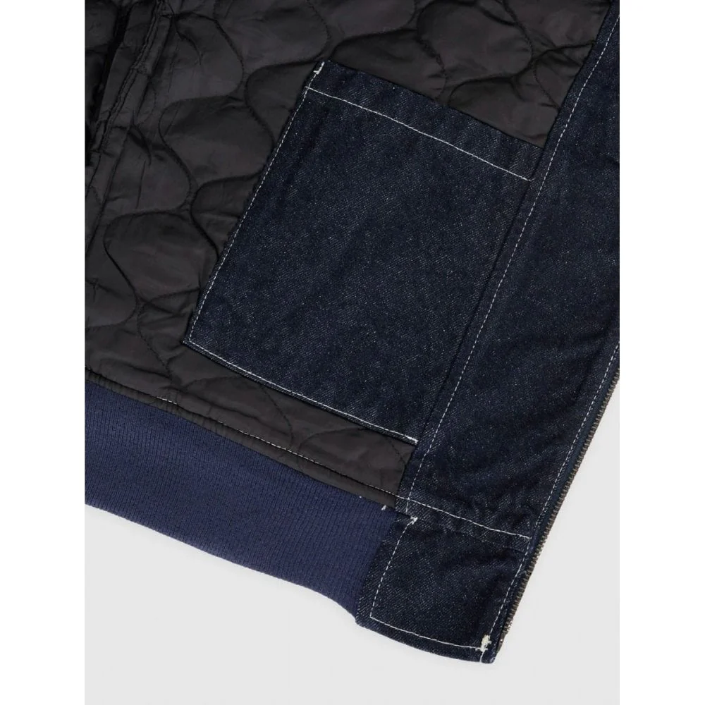 Dickies Hooded Denim Jacket - Blue Rinsed - Image 9