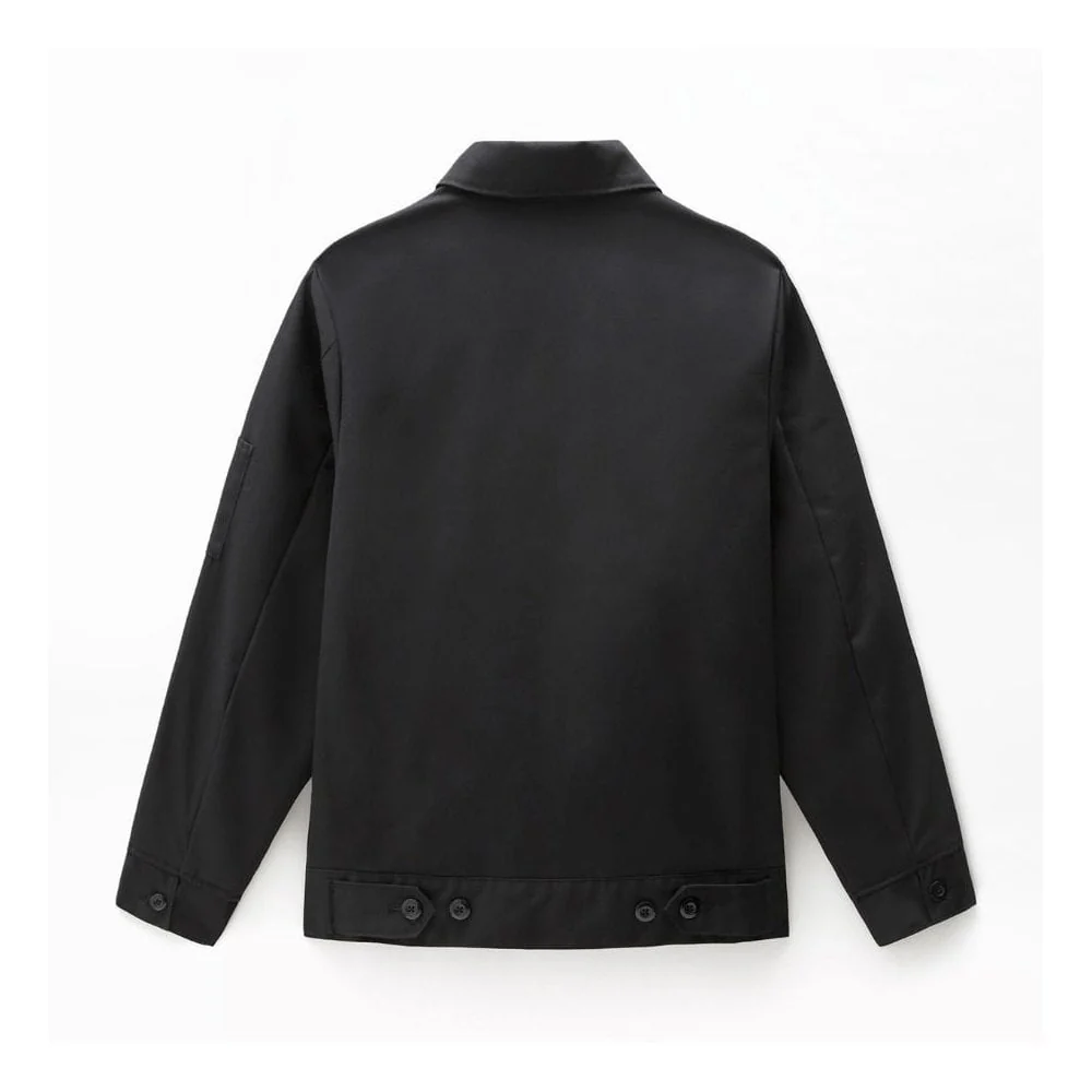 Lined Eisenhower Jacket Black - Image 5