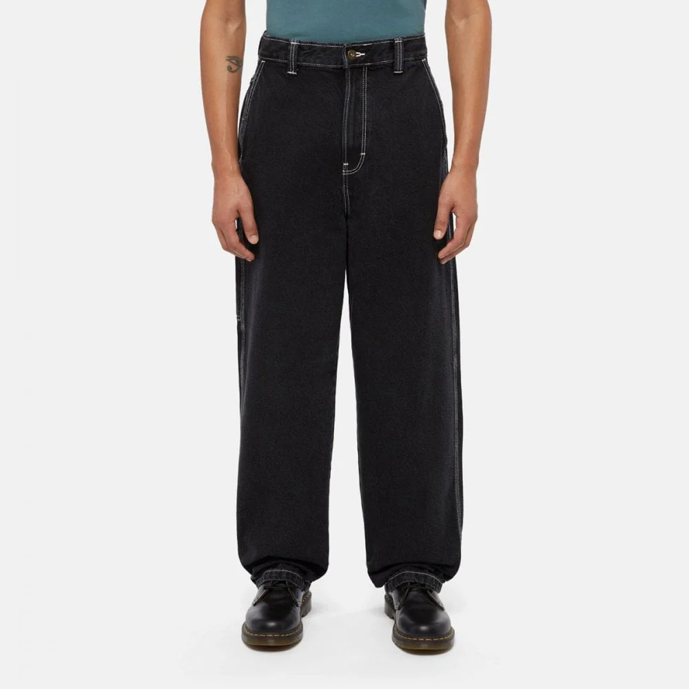 Madison Baggy Fit Denim - Black Wash - Image 3