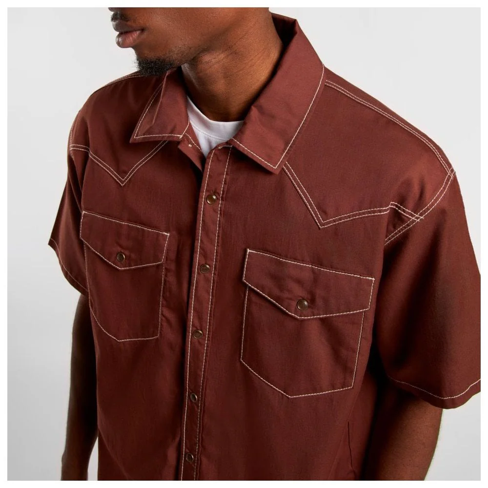 River Ranch S/S Work Shirt - Cappuccino - Image 3