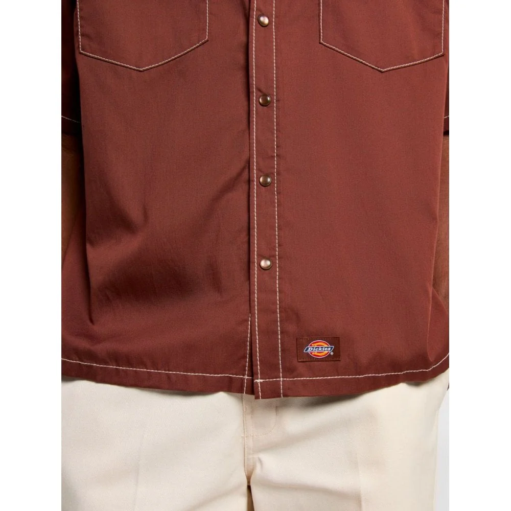 River Ranch S/S Work Shirt - Cappuccino - Image 4