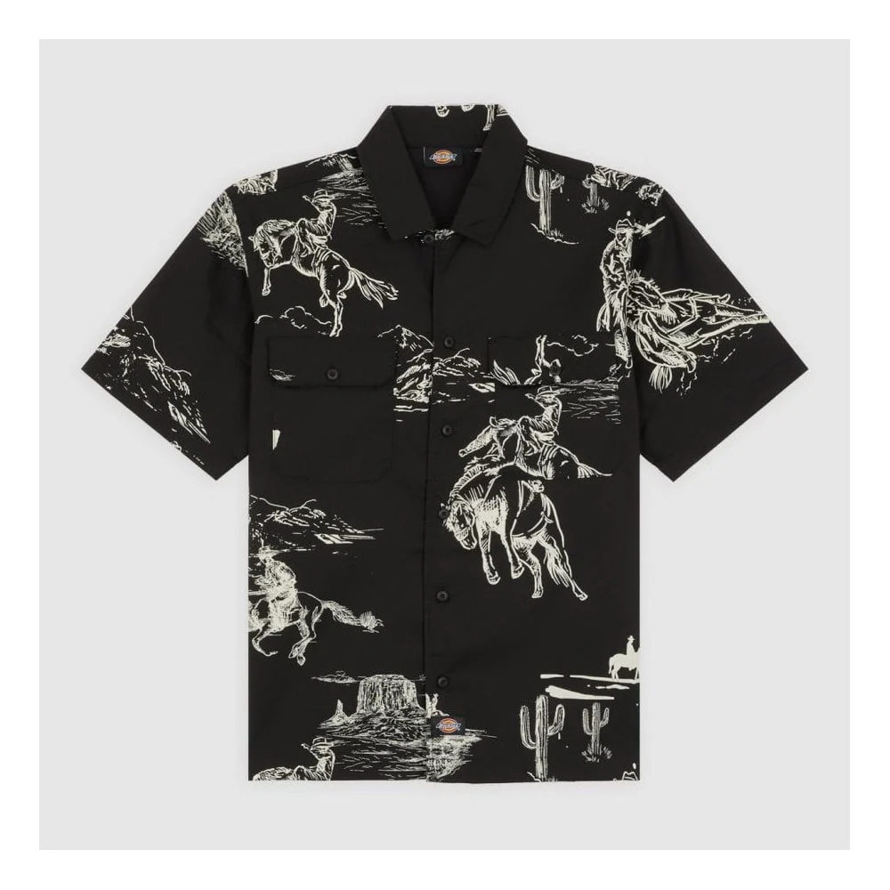 Savage S/S Work Shirt - Black - Image 2