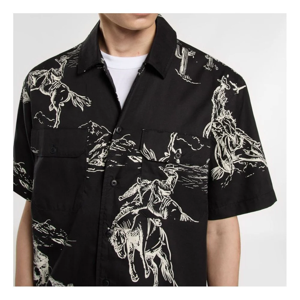Savage S/S Work Shirt - Black - Image 4