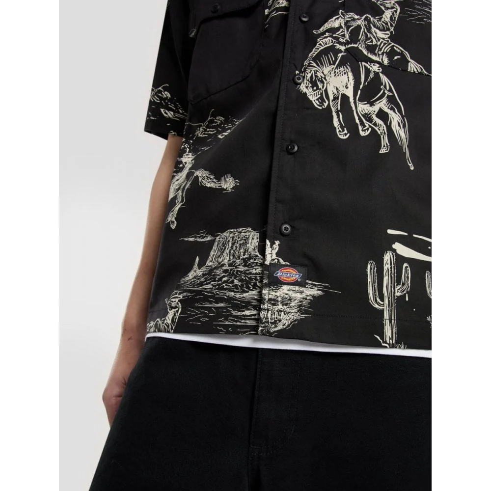 Savage S/S Work Shirt - Black - Image 5