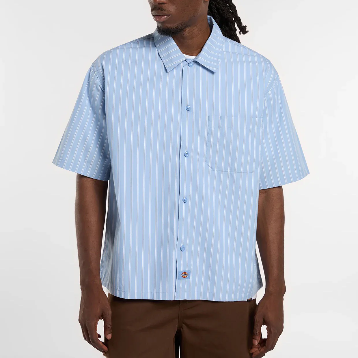 Venedocia Stripe SS Shirt - Endless Sky - Image 3