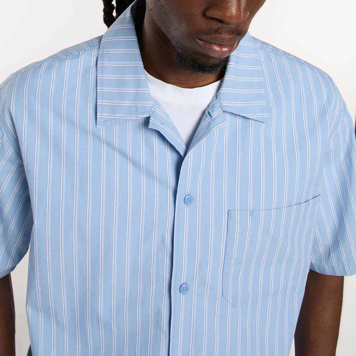 Venedocia Stripe SS Shirt - Endless Sky - Image 5