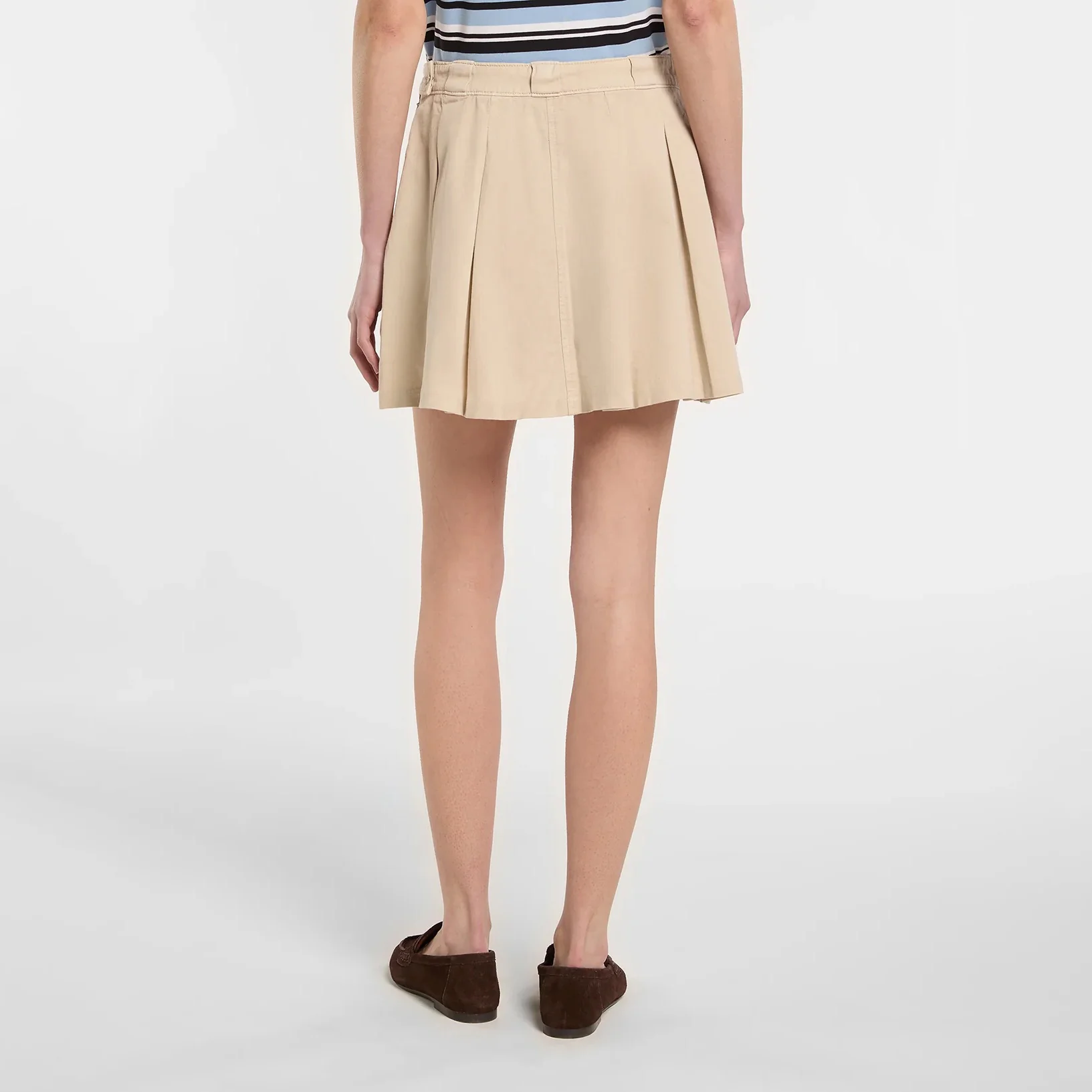 W' 247 Work Skirt, Garment Dyed - Stone - Image 4