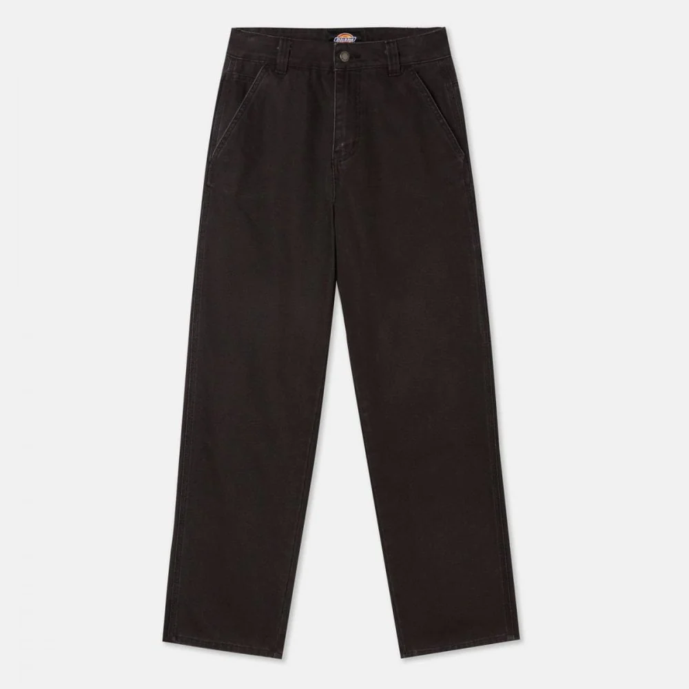 W' Duck Canvas Carpenter Pant - Stone Washed Black