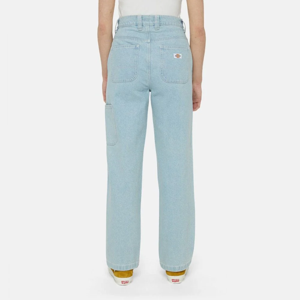 W' Madison Double Knee Denim Pant - Vintage Blue - Image 3
