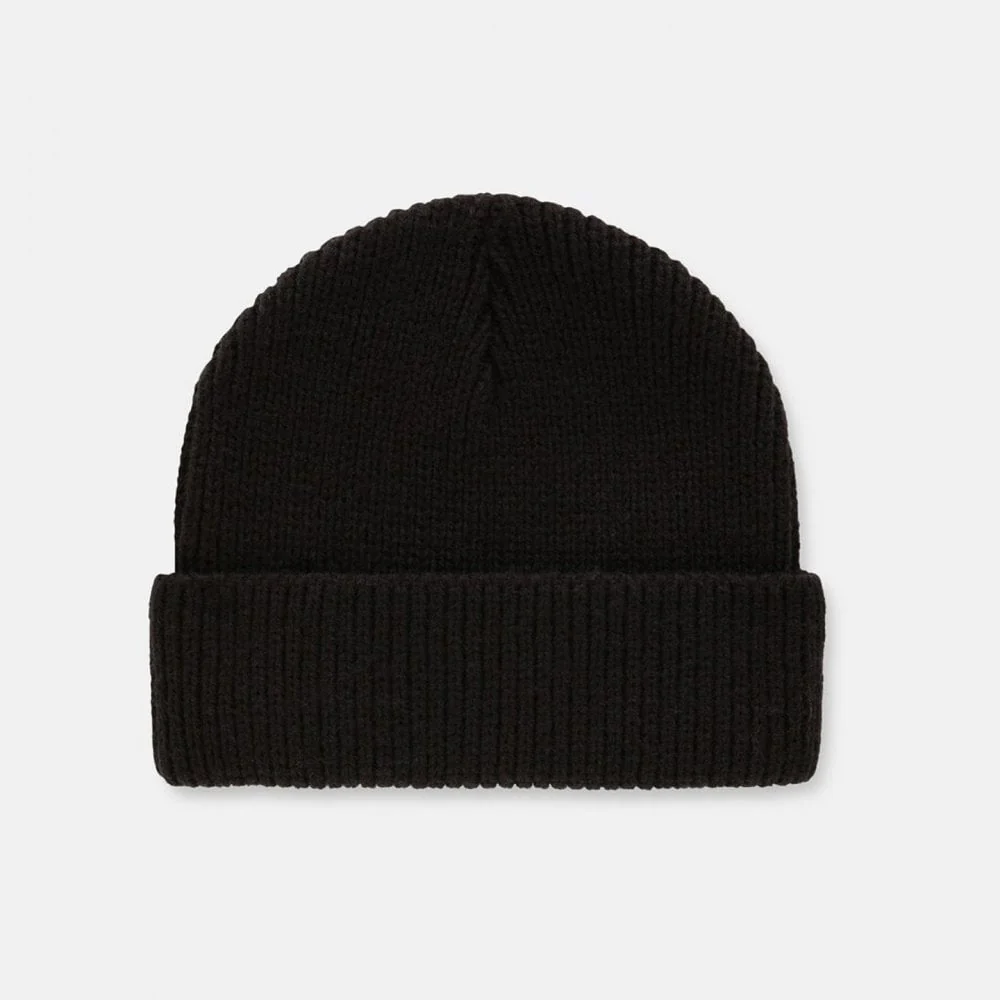 Woodworth Waffle Beanie Black - Image 3