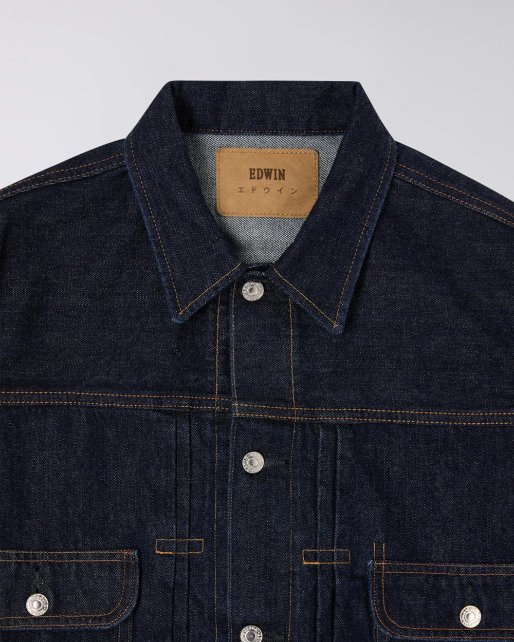 Denim Jacket - 14oz Denim Red Selvage - Blue Rinsed - Image 3