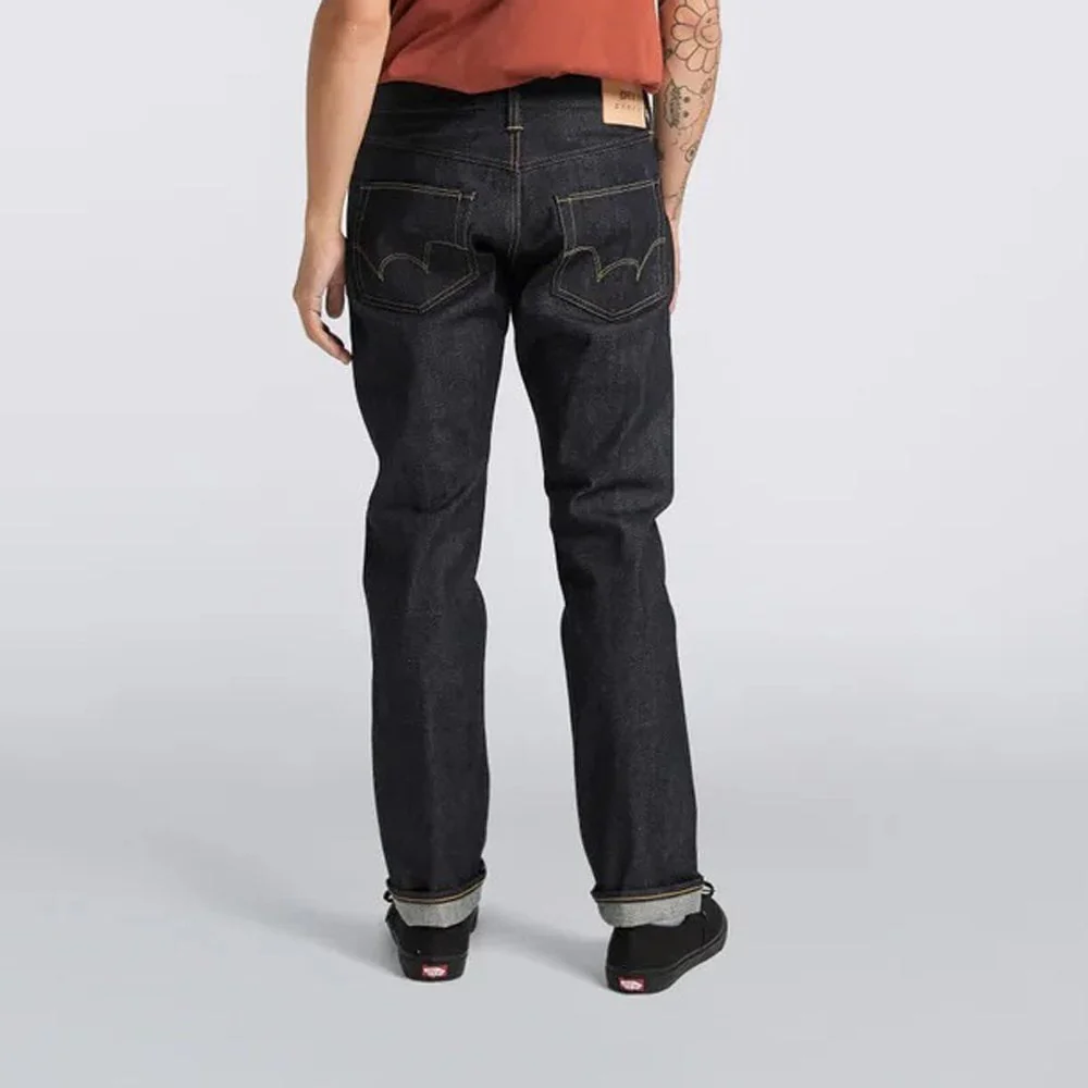ED-55 Regular Tapered Jeans Red Listed Selvage Denim 14oz - Image 8