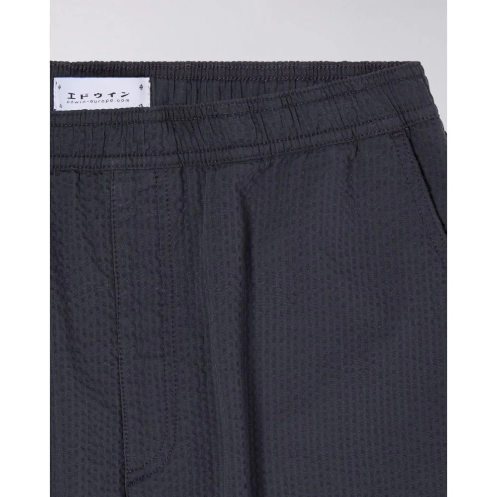 Edison Pant, Swollen Seersucker - Dark Grey (Garment Washed) - Image 5